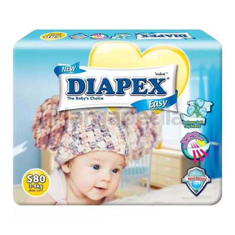 DIAPEX Easy Baby Diapers Mega Pack S80 3-8Kg (80pcs)