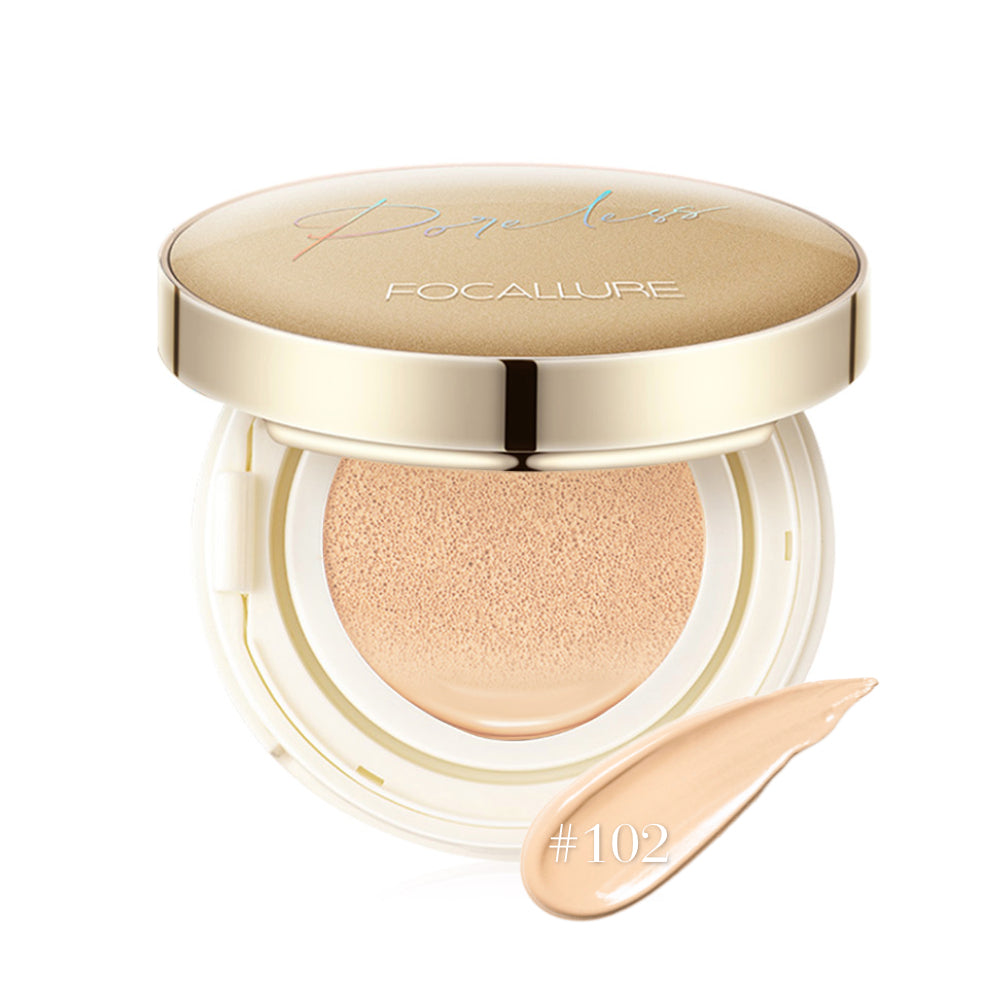 FOCALLURE Poreless Matte Air Cushion Foundation 102 (12g) Threebs