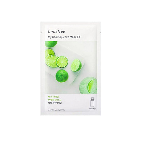 Innisfree My Real Squeeze Mask EX - Lime (1pc)