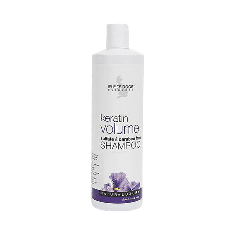 Isle of Dogs NaturaLuxury Keratin Volume Shampoo Violet + Sea Mist (473ml)