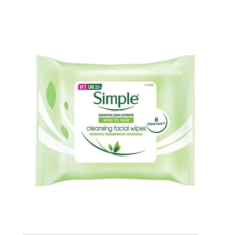 Simple Kind To Skin Cleansing Facial Wipes (7pcs)