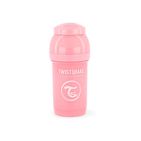 Twistshake Anti-Colic Baby Bottle #Pastel Pink (180ml)