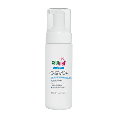 Clear Face Antibacterial Cleansing Foam (150g) - Clearance