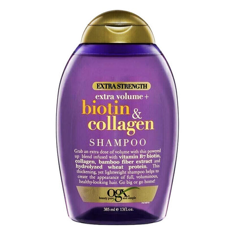 Extra Strength Extra Volume Biotin & Collagen Shampoo (385ml)