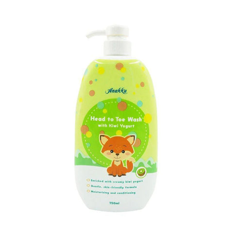 HEAD TO TOE Baby Wash Kiwi Yogurt (750ml)