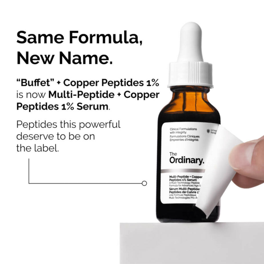 The Ordinary Buffet + Copper Peptides 1% (30ml) - Threebs Malaysia