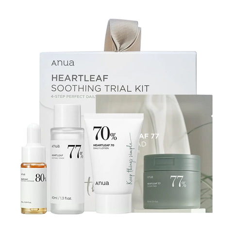 ANUA HEARTLEAF SOOTHING TRIAL KIT (Set) - Clearance