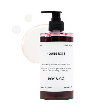 BOY & CO Young Rose (400ml) - Aromatic Shower Gel - Clearance