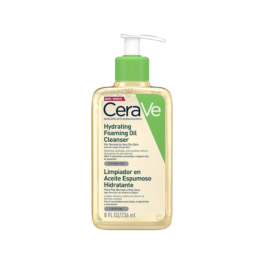 CeraVe Hydrating Foaming Oil Cleanser (236ml) - Clearance