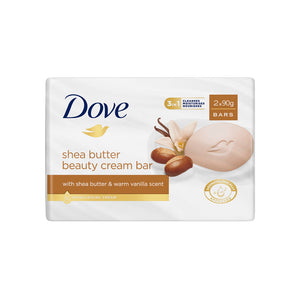 Dove Shea Butter Beauty Cream Bar (2 x 90g) - Clearance