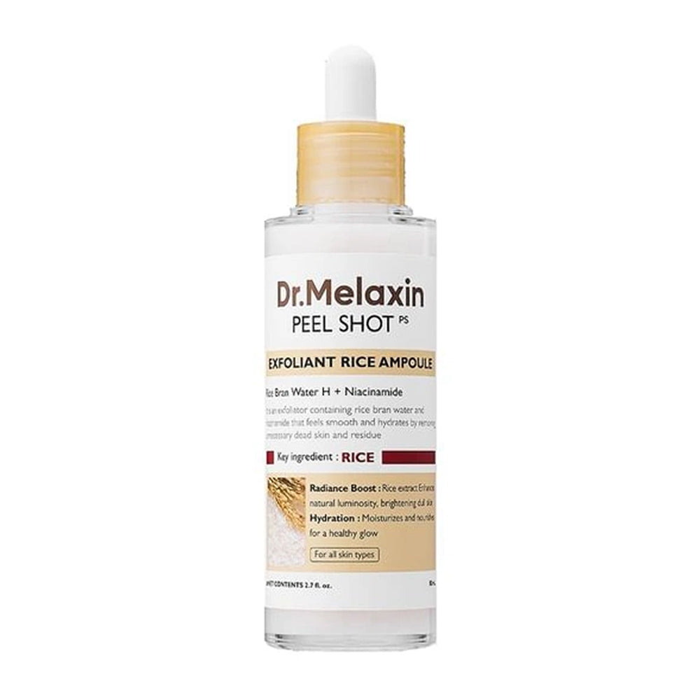 Dr.Melaxin Peel Shot Exfoliating White Rice Ampoule (80ml)
