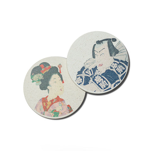 EDOBIO UKIYOE Soap Dish-2 pcs set (42g) - Clearance