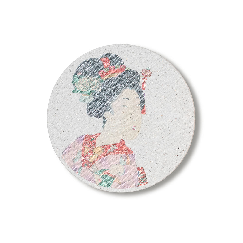 EDOBIO UKIYOE Soap Dish-Lady Doll (42g) - Clearance