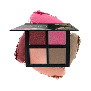 Faces Canada 4 in 1 Eyeshadow Palette - Gossip Gang 04 (4.8g) - Clearance