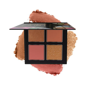 Faces Canada 4 in 1 Eyeshadow Palette - Idyllic Nudes 01 (4.8g)