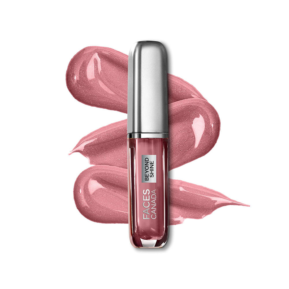 FACES CANADA Beyond Shine Lipgloss, Farbe Baebe 03, 3,8 Ml – Leichter Glanz, Pflegende Formel Mit Macadamia-Öl Für Volle, Geschmeidige Lippen