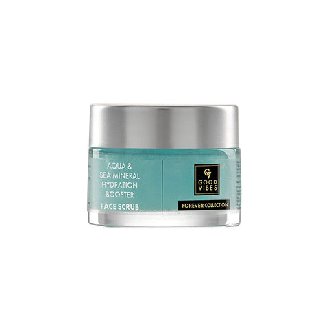 Good Vibes Aqua and Sea Mineral Hydration Booster Face Scrub (50g) - Giveaway