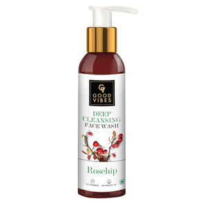 Good Vibes Rosehip Deep Cleansing Face Wash (200ml) - Giveaway