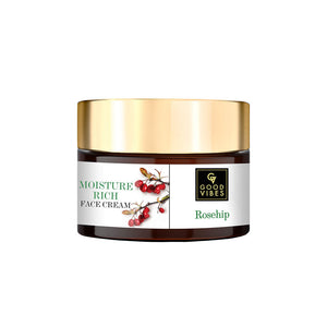 Good Vibes Rosehip Moisture Rich Face Cream (100g) - Giveaway