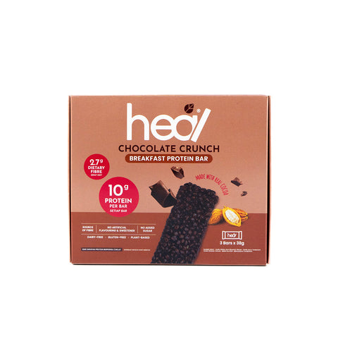 Heal Nutrition Chocolate Crunch Breakfast Protein Bar (3 Bars Bundle) - Clearance
