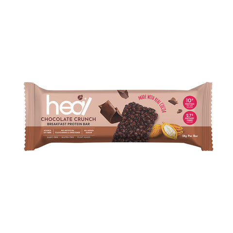 Heal Nutrition Chocolate Crunch Breakfast Protein Bar (single bar) - Clearance