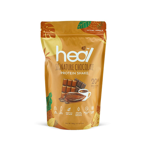 Heal Nutrition Signature Chocolate Protein Shake Powder (15 Servings)