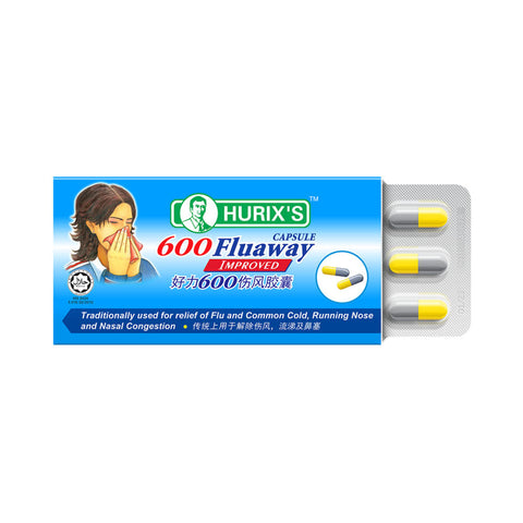 Hurix's 600 Fluaway Capsule Improved (6 Capsules)