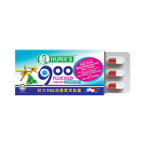 Hurix's 900 Flucold Capsule Improved (9 Capsules)