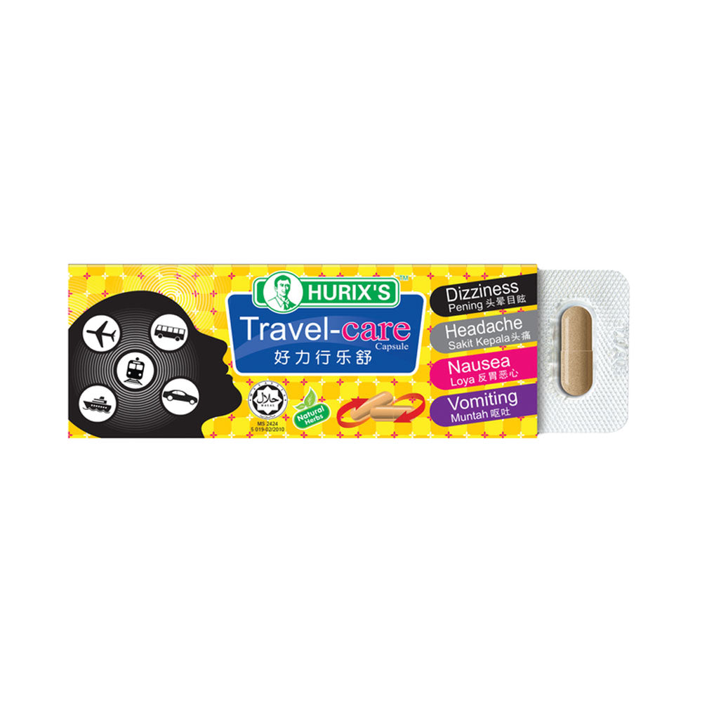 Hurix's Travel Care (6 Capsules)