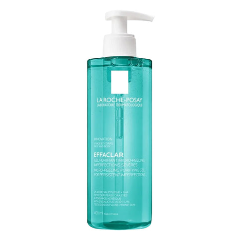 La Roche-Posay Effaclar - Micro-peeling Purifying Gel Cleanser (400ml) - Clearance