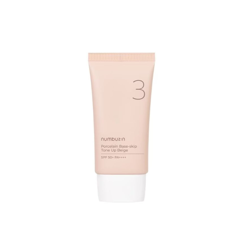 Numbuzin No.3 Porcelain Base-skip Tone Up Beige (50ml)
