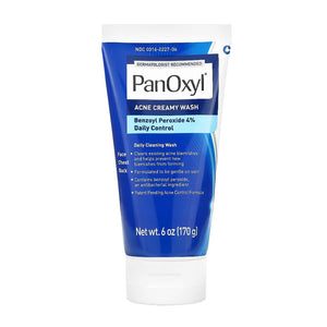 Acne Creamy Wash Benzoyl Peroxide 4% Daily Control (170g) - Clearance