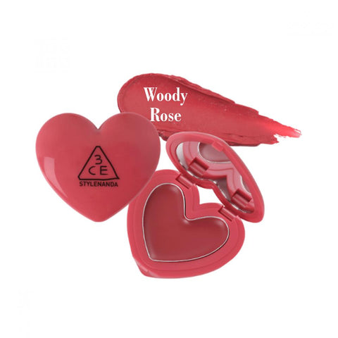 3CE Heart Pot Lip #Woody Rose (1.4g) - Giveaway