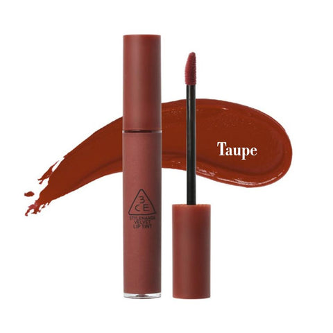 3CE Velvet Lip Tint #Taupe (4g) - Clearance