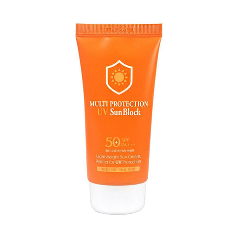 3W CLINIC Multi Protection UV Sunblock Cream SPF50+ PA+++ (70ml) - Clearance