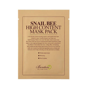 Benton Snail Bee High Content Mask Pack (20g) - Clearance