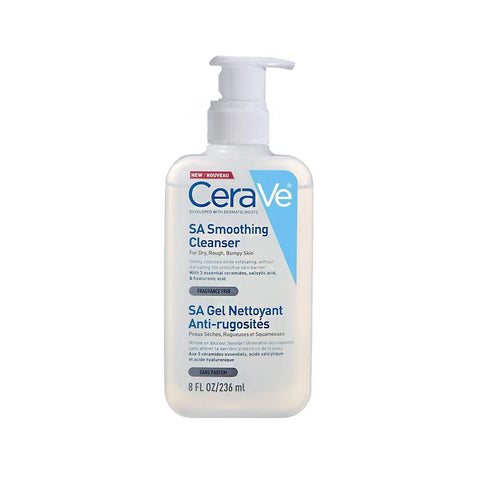 CeraVe SA Smoothing Cleanser (236ml) - EU/UK Version - Clearance