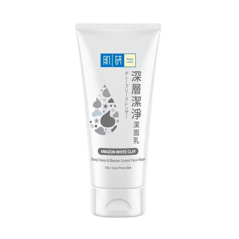 Hada Labo Deep Clean & Blemish Control Face Wash - Amazon White Clay (100g) - Giveaway