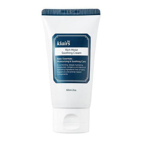 Klairs Rich Moist Soothing Cream (60ml) - Clearance
