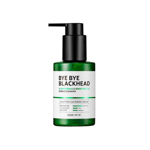 Some By Mi Bye Bye Blackhead 30 Days Miracle Green Tea Tox Bubble Cleanser (120g) - Clearance