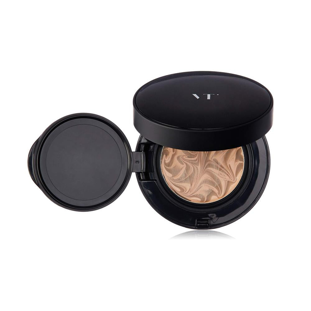 VT Cosmetics Black Collagen Pact #21 - Beige (11g) - Clearance