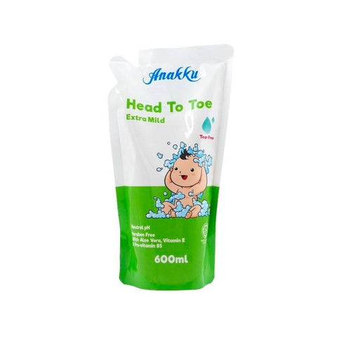 Anakku Baby Bath HEAD TO TOE Refill (600ml)