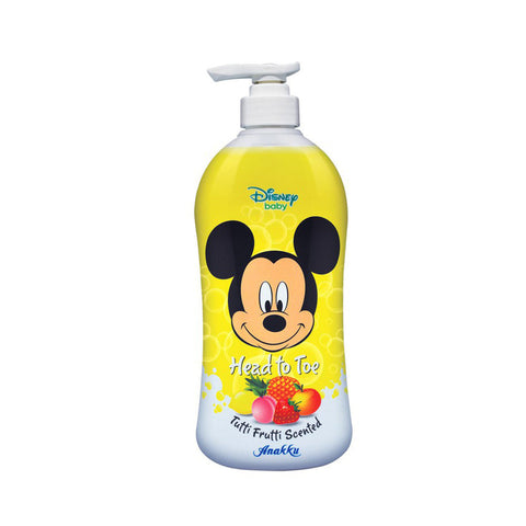 Anakku Disney Baby Bath HEAD TO TOE Tutti Frutti (700ml) - Clearance