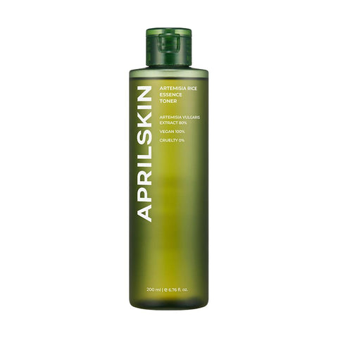 April Skin Real Artemisia Rice Essence Toner (200ml) - Clearance