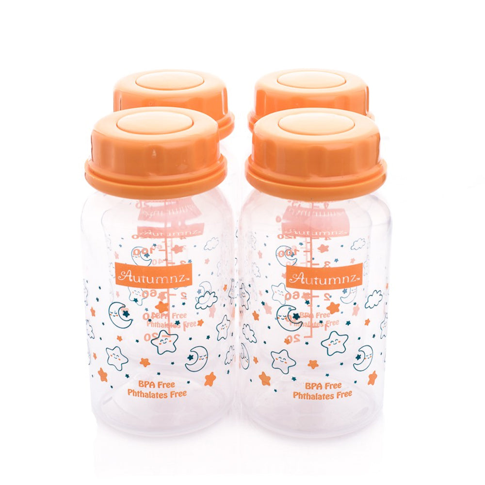 Standard Neck Breastmilk Storage Bottle Sweet Dream 240ml (4pcs)