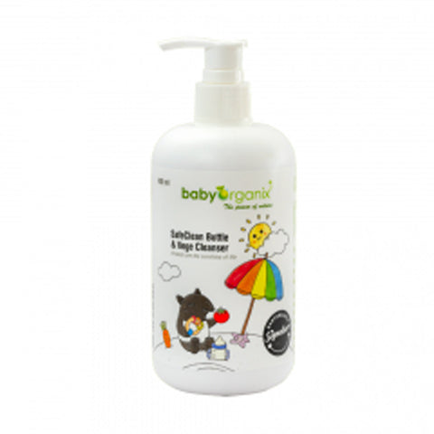 Baby Organix SafeClean Bottle & Vege Cleanser (50ml) - Clearance