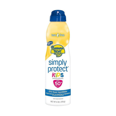 Banana Boat Kids - Simply Protect Sunscreen Lotion Spray SPF50 (170g) - Clearance