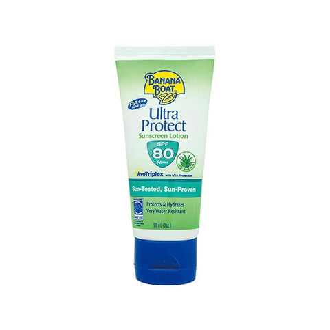 Banana Boat Ultra Protect - Sunscreen Lotion SPF80 (90ml) - Clearance