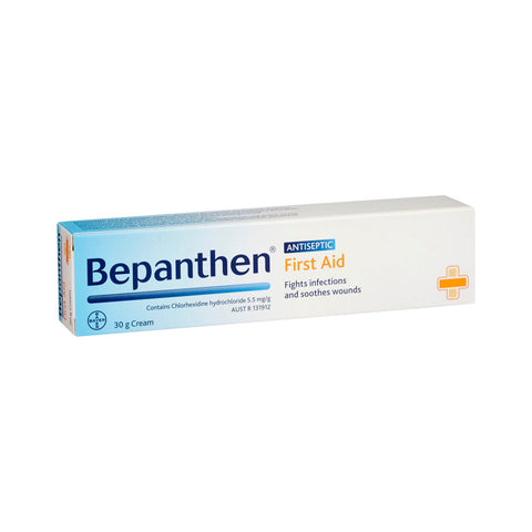 Bepanthen First Aid Antiseptic Cream Minor Wounds (30g) - Clearance