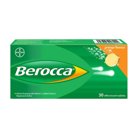 Berocca Effervescent Tablets Orange (30tabs) - Giveaway